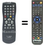 Replacement remote control Philips 862266712201