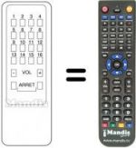 Replacement remote control REMCON022
