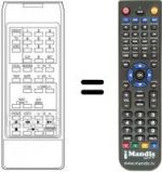 Replacement remote control RC1067E