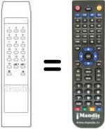 Replacement remote control RC143