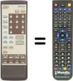 Replacement remote control RC-253