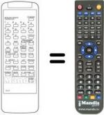 Replacement remote control RC37
