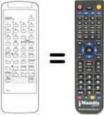 Replacement remote control RC37