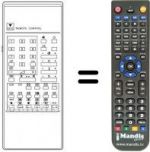 Replacement remote control RC5373