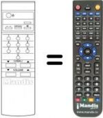 Replacement remote control Orion 5500ATRC