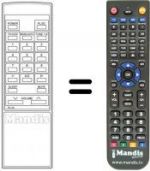 Replacement remote control RC66