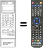 Replacement remote control RC693MV