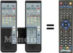 Replacement remote control RC-832 (I)