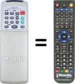 Replacement remote control RC-846