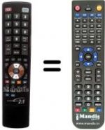 Replacement remote control RC-D3-02