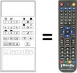Replacement remote control RC-F552