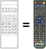 Replacement remote control RC-F703