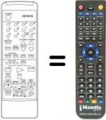 Replacement remote control RC-T1400KEAE