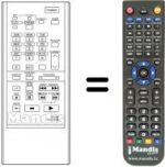 Replacement remote control RC-V22A