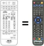 Replacement remote control RC-V67A