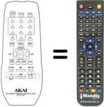 Replacement remote control RC-X101E