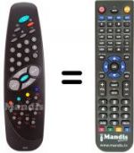 Replacement remote control RC1010