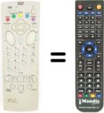 Replacement remote control RC110DA1
