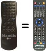 Replacement remote control RC1123334 / 00
