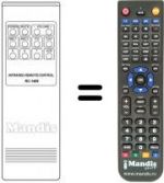 Replacement remote control RC1409