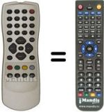 Replacement remote control RC2000LE