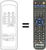Replacement remote control RC21211