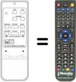 Replacement remote control RC250