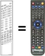 Replacement remote control RC3010