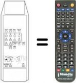 Replacement remote control RC390
