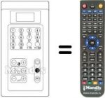 Replacement remote control RC4-J
