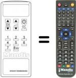 Replacement remote control Toshiba RC51KAMOSONIC