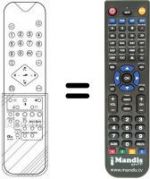 Replacement remote control RC61331