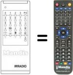 Replacement remote control RC650