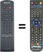 Replacement remote control Philips 17AA3340-22B