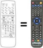 Replacement remote control RC72