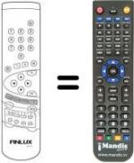 Replacement remote control RC H701