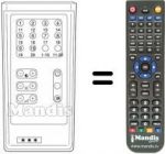 Replacement remote control RCIV20FACH