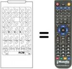 Replacement remote control RCM STEREO