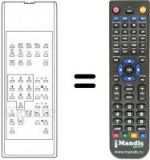 Replacement remote control RC-OSD