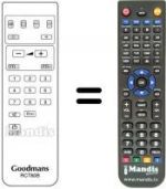 Replacement remote control RCT80B