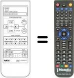Replacement remote control Nec PX42