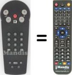 Replacement remote control REMCON1407