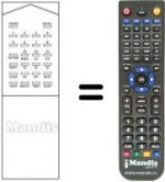 Replacement remote control RM105