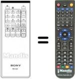 Replacement remote control Sony KV-1352