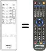 Replacement remote control RM626