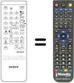 Replacement remote control Sony KV-27XSTA