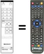 Replacement remote control Sony RM-656
