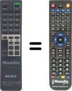 Replacement remote control Sony RM658