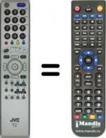 Replacement remote control JVC LT32DP8BG