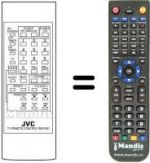 Replacement remote control JVC RM-C620